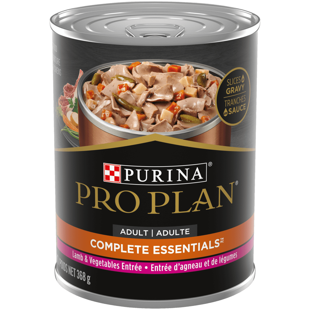 Proplan Conserve Chien Entrée d'Agneau et de Légumes Tranches en Sauce 369g