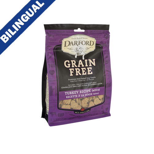 Darford® Friandises Minis Sans grains Recette Dinde pour Chien 340 g