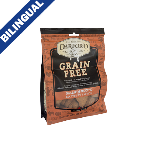 Darford® Friandises pour chiens sans grains à la recette de saumon 340 g