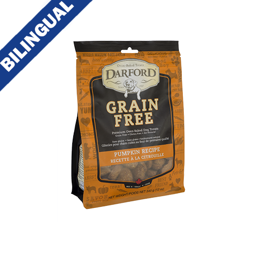 Darford® Friandises pour chiens à la citrouille sans grains 340 g