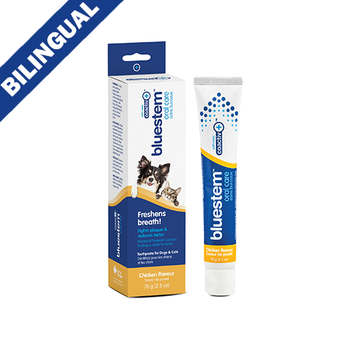 bluestem™ Oral Care Dentifrice avec coactiv+ à la saveur de poulet, pour chiens et chats 70g