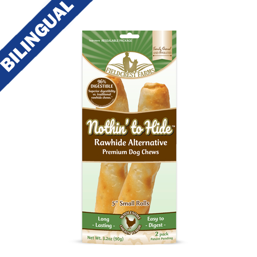 Spot Nothing To Hide Rouleau au poulet 5'' paquet de 2