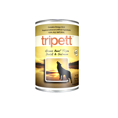 PETKIND® TRIPETT® Tripe Verte de Boeuf avec Canard et Saumon 13.2 OZ