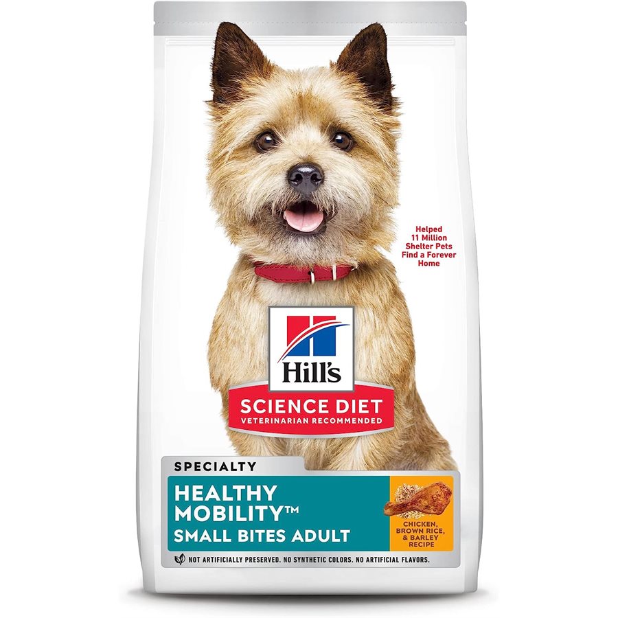 Hill's Science Diet Santé Articulaire Chien Petites Bouchées Poulet Riz & Orge 4 LB