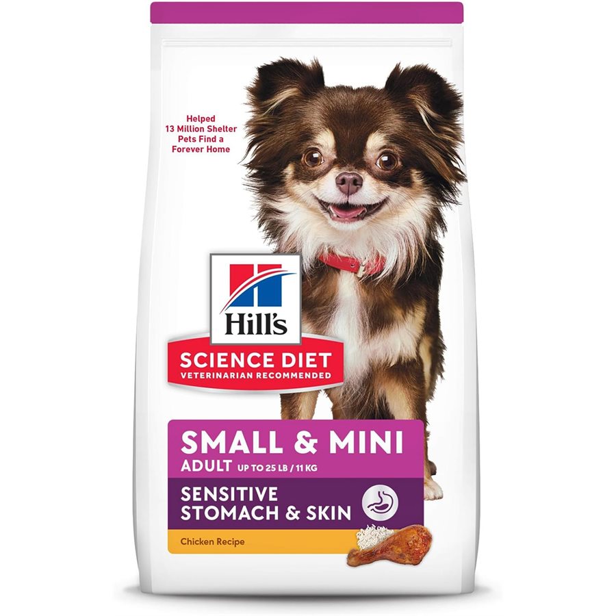 Hill's Science Diet Estomac & Peau Sensible Chien Petite & Miniature Poulet 4 LB