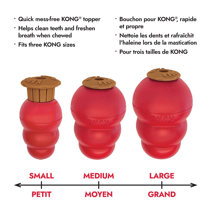 KONG « Corkz » Bonde Gâterie pour Jouets 8oz