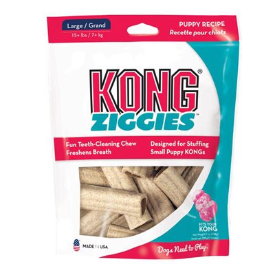 Kong Ziggies Pour Chiots Grand 8 Oz