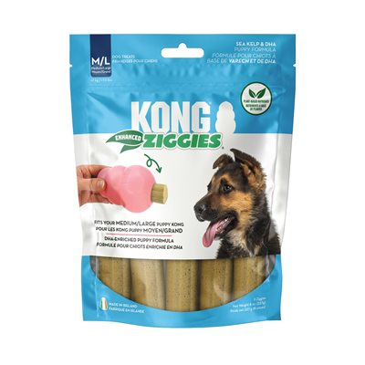 KONG « Ziggies » Gâteries Améliorés pour Chiots Moyen / Grand 8oz