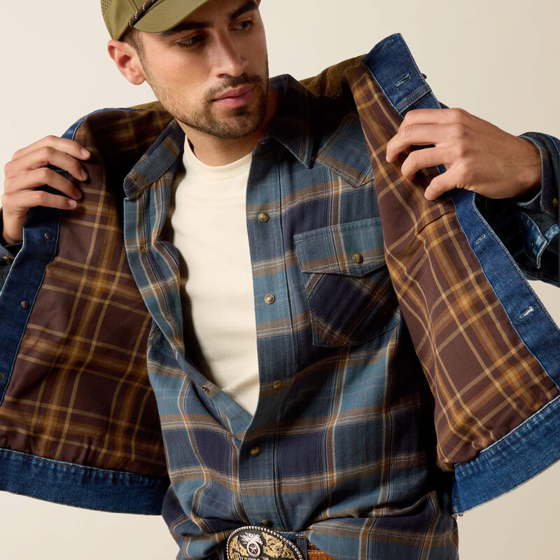 Veste de camionneur doublée de flanelle du MNS