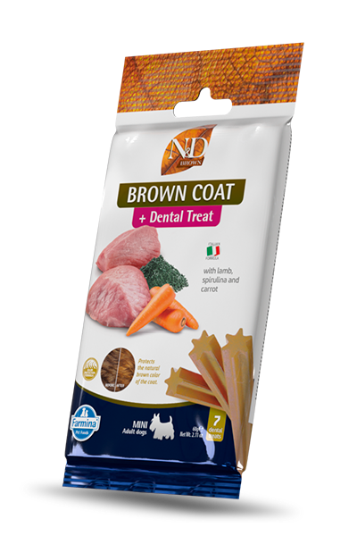 Farmina N&d Brown (pelage Brun) Gâteries Dentaires Pour Chien, Mini 60g