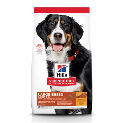 Hill's Science Diet Chien Adulte Grande Races Poulet & Orge 35 LB