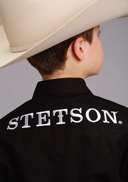 Stetson chemise noir pour garçons