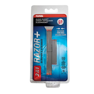 Fluval Aimant Antialgues 2 En 1 Razor+ Petit
