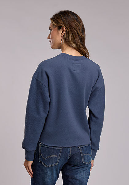 Stetson Sweat-shirt mi-long à col rond pour femme