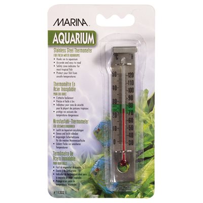 Thermomètre Marina En Acier Inoxydable Cels-Fahr
