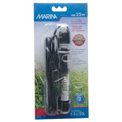 Marina Chauffe-eau submersible, mini, 25 W, 15 cm (6 po)