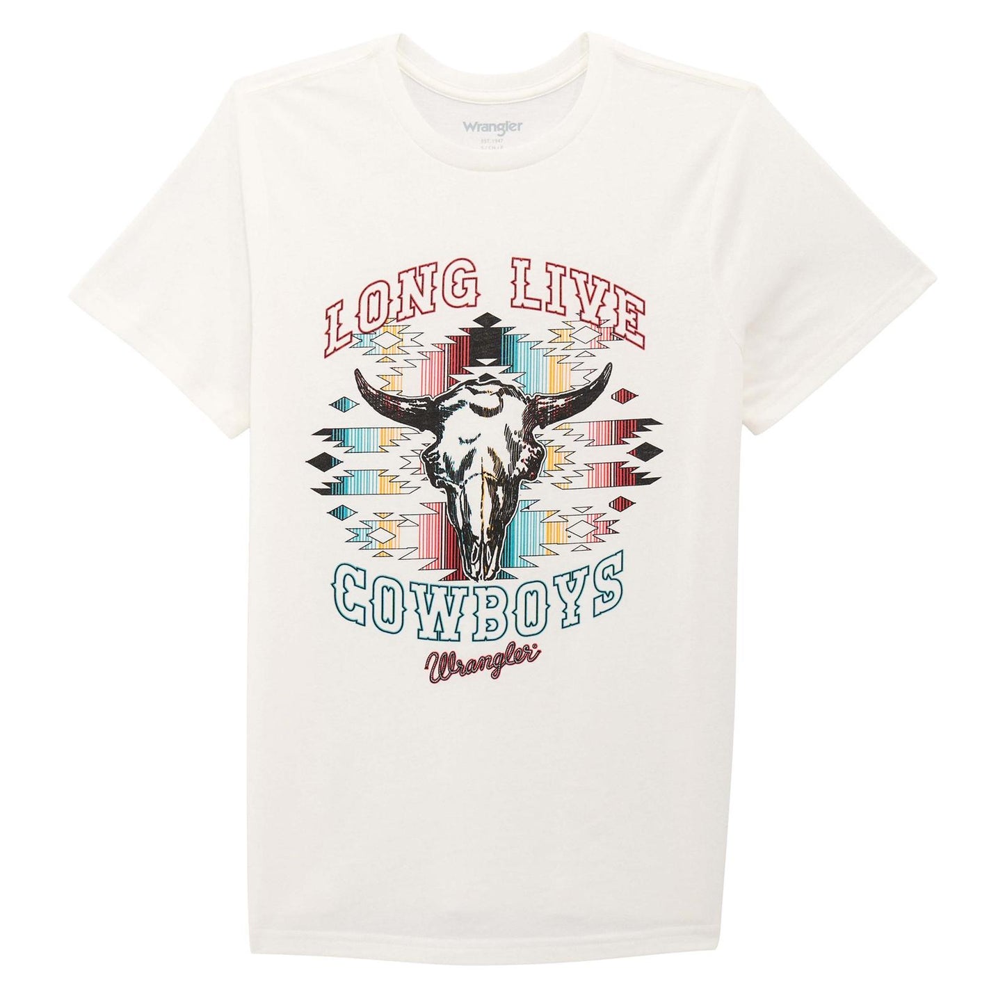 Wrangler T-shirt à manches courtes– blanc chiné lumineux