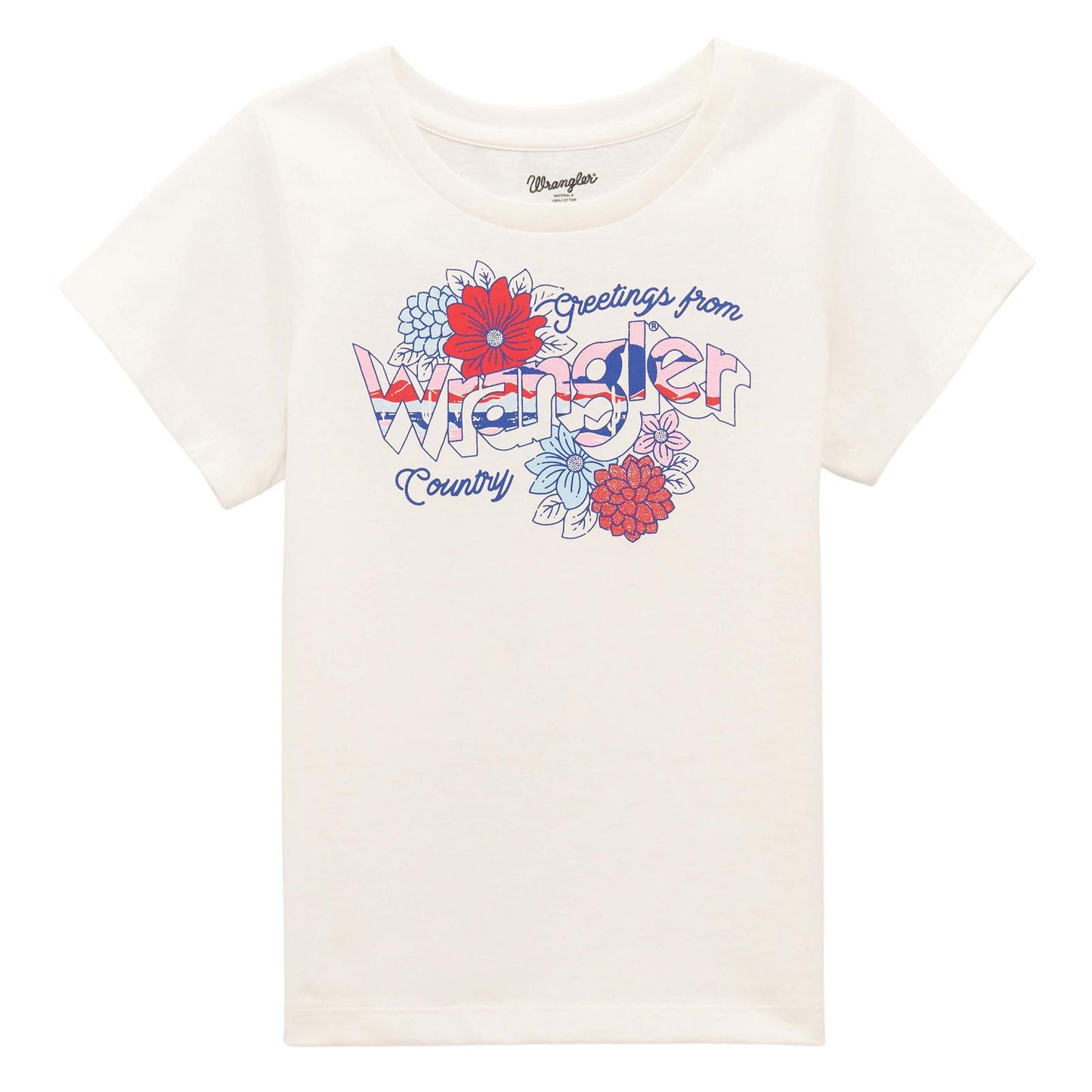 Wrangler T-shirt pour fille à manches courtes