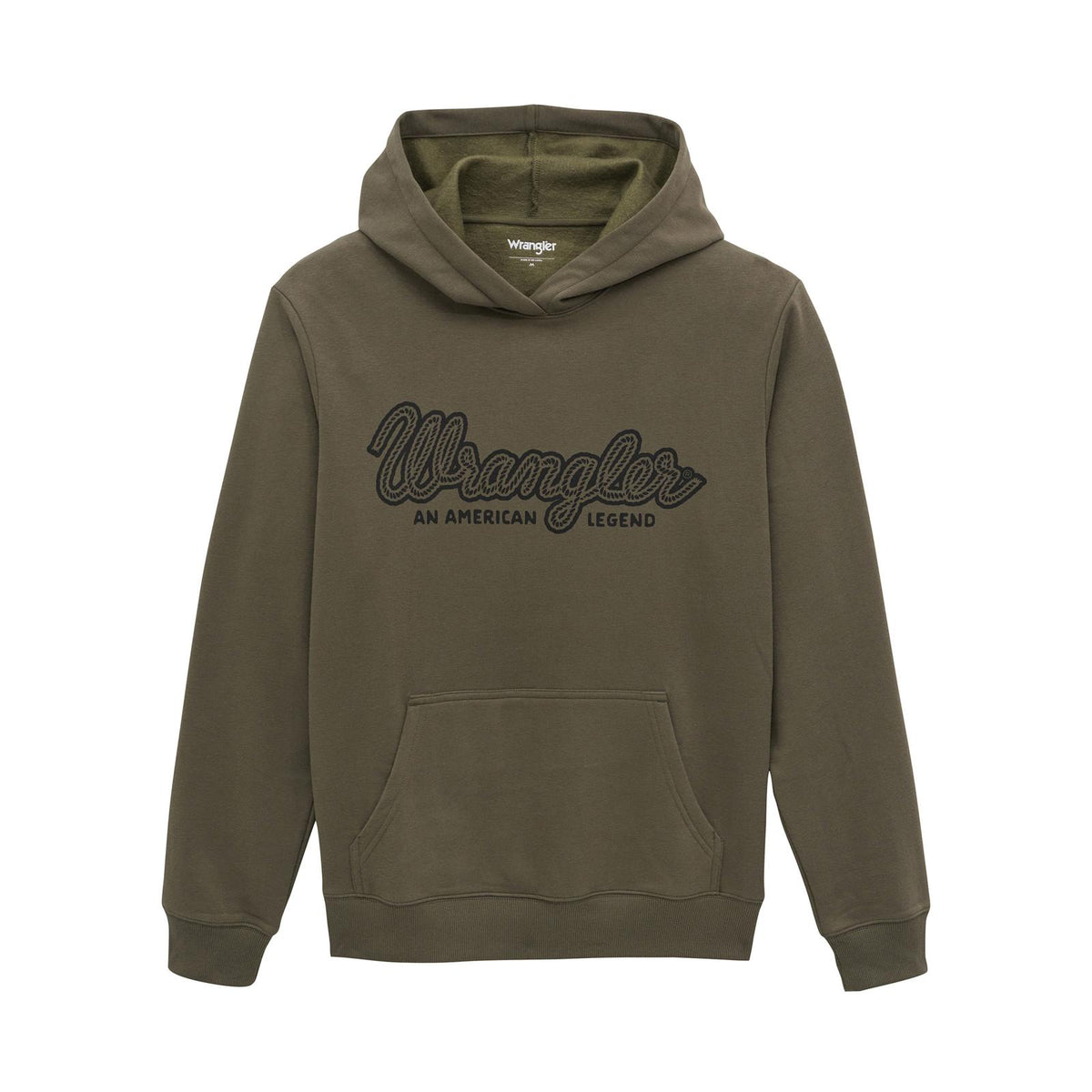 Sweat à capuche Wrangler® Western - Ajustement classique - Olive
