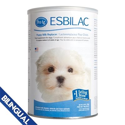 Petag Esbilac lait de remplacement pour chien en poudre 28Oz