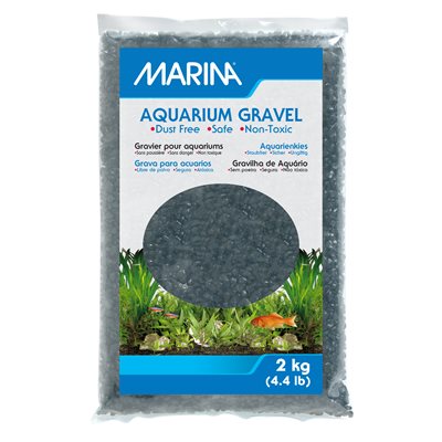 Gravier Décoratif Marina, Noir, 2 Kg