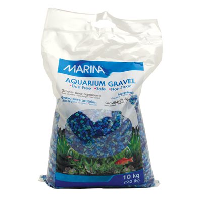 Marina Gravier d'aquarium 3 Tons de Bleu 10Kg