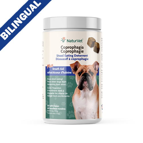 NaturVet® Comprimés mous contre la Coprophagie (60 unités)