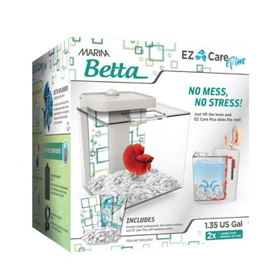 Marina Betta Aquarium Ez Care Plus , Blanc 5L