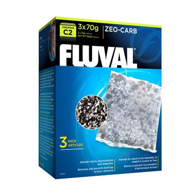 Zeo-Carb Fluval C2, 3 X 70 G (2,47 Oz)-V