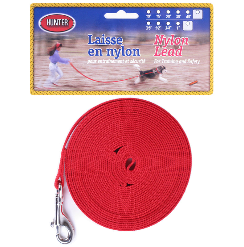 Laisse En Nylon 3/4 X20 Noire