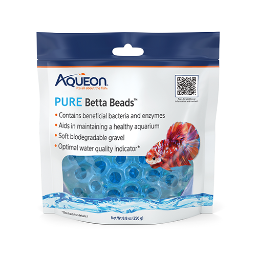 Perles Aqueon® pour betta – Bleues 250 g (8,8 oz)