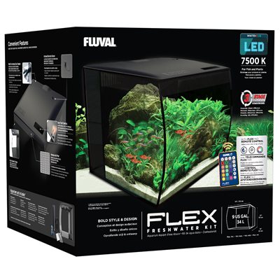 Aquarium Équipé Flex Fluval 9 Gallons