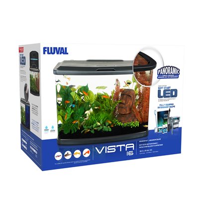 Aquarium Équipé Vista Fluval Eau Douce 60L (16 Gallons)