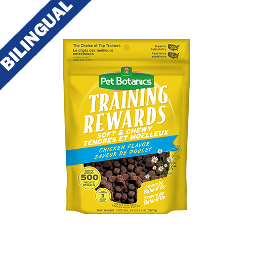Friandises pour Chiens Cardinal Labs® Pet Botanics® Training Rewards™ Saveur Poulet, Douces et Chewy, 20 oz