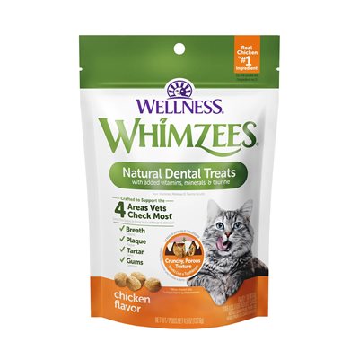 Whimzee gâterie dentaire pour chat au poulet 2oz