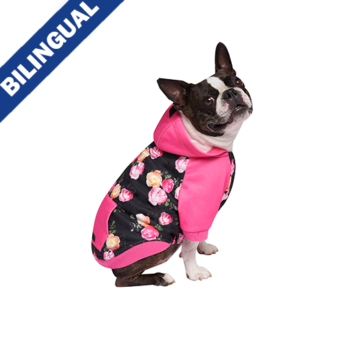Canada Pooch® Whatever The Weather Hoodie Floral