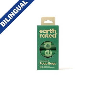 Earth Rated Sac à déjections Eco Friendly 120sacs