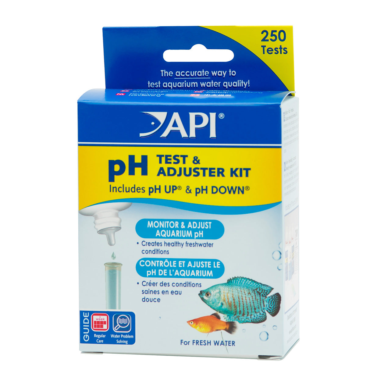 API – Trousse de test et d’ajustement du pH – Eau douce