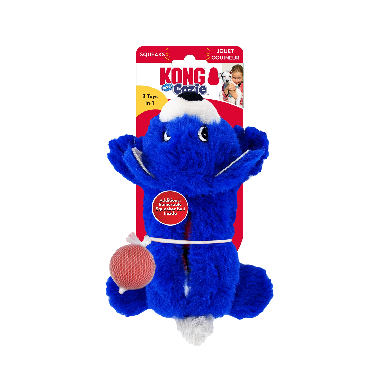 Kong « Cozie™ Pocketz » Ours Moyen