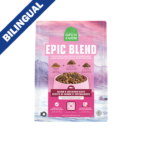 Open Farm® Recette Epic Blend™ au saumon et aux superaliments 3,5-lb