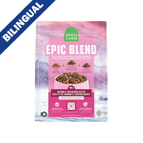 Open Farm® Recette Epic Blend™ au saumon et aux superaliments 18-lb