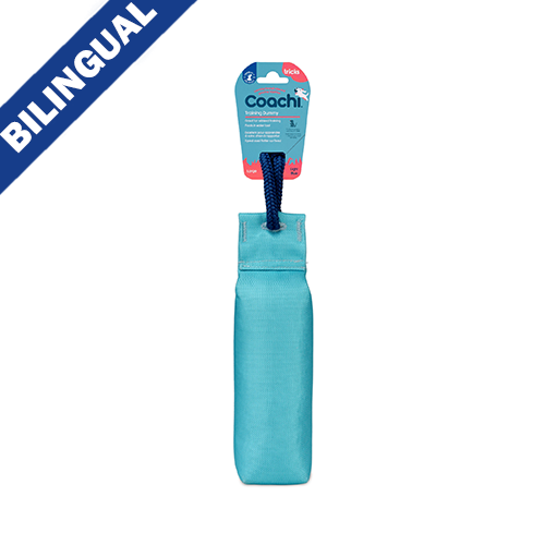 Company of Animals® Coachi® Dummy d’Entraînement Bleu Clair Grande Taille pour Chiens