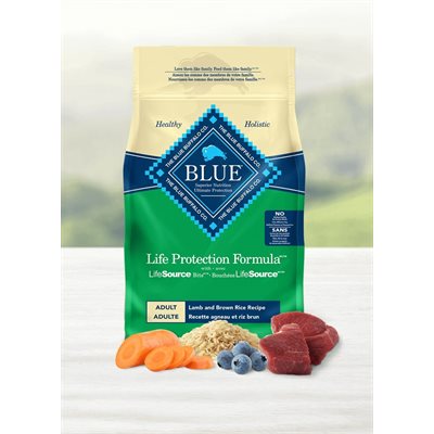 Blue Life Protection Agneau Riz Brun Chien Adulte 26Lb