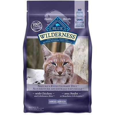 Blue Buffalo Wilderness Chat Adulte Poulet 12LB