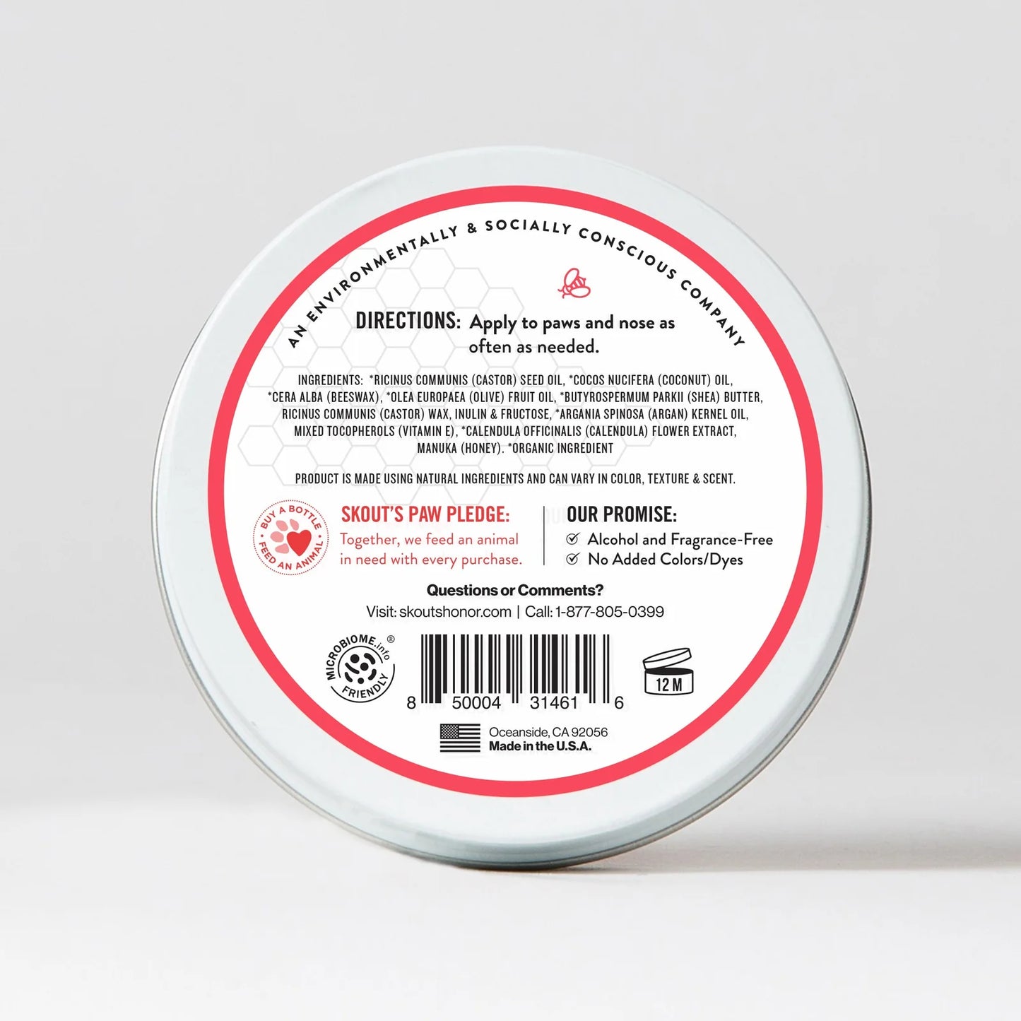 Baume prébiotique pour pattes et nez Skouts 57G