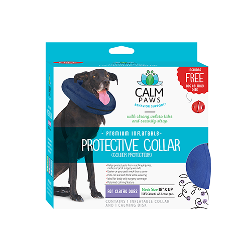 Collerette de protection Calm Paws Behavior Support™ avec disque apaisant pour chien