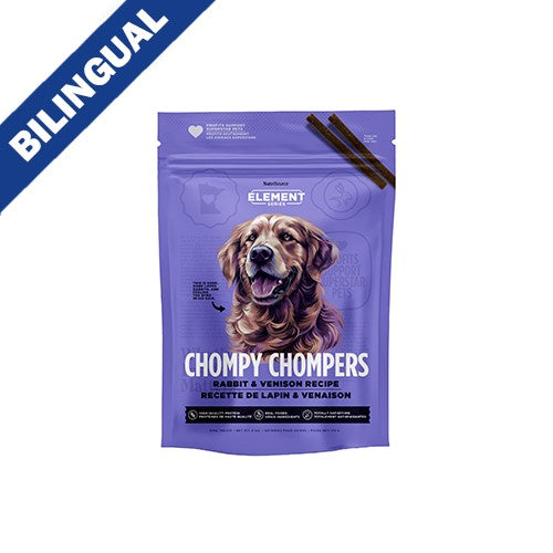 NutriSource® Lapin et Venaison - Chompy Chompers pour Chiens - 6oz