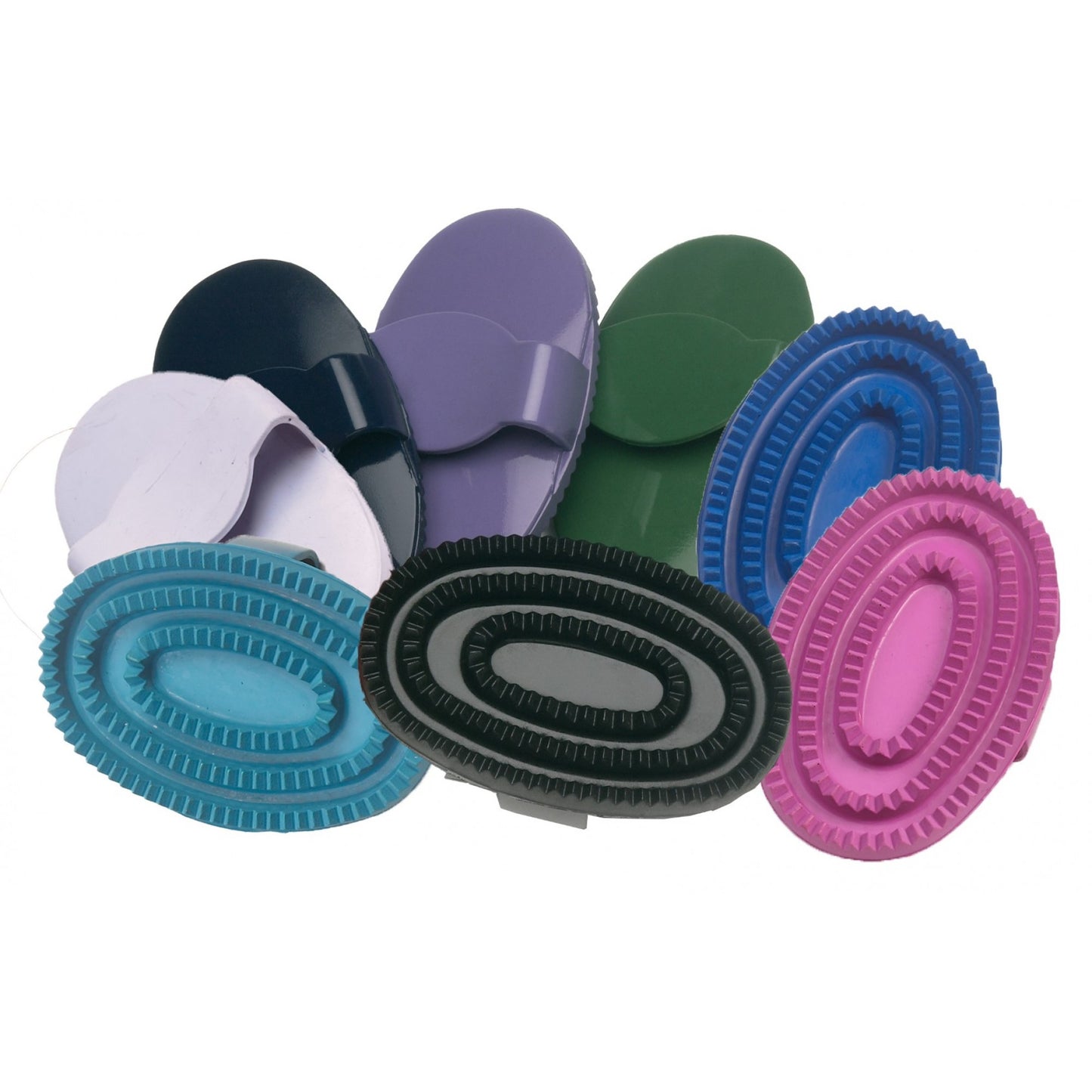 Curry-comb en caoutchouc large Cavalier