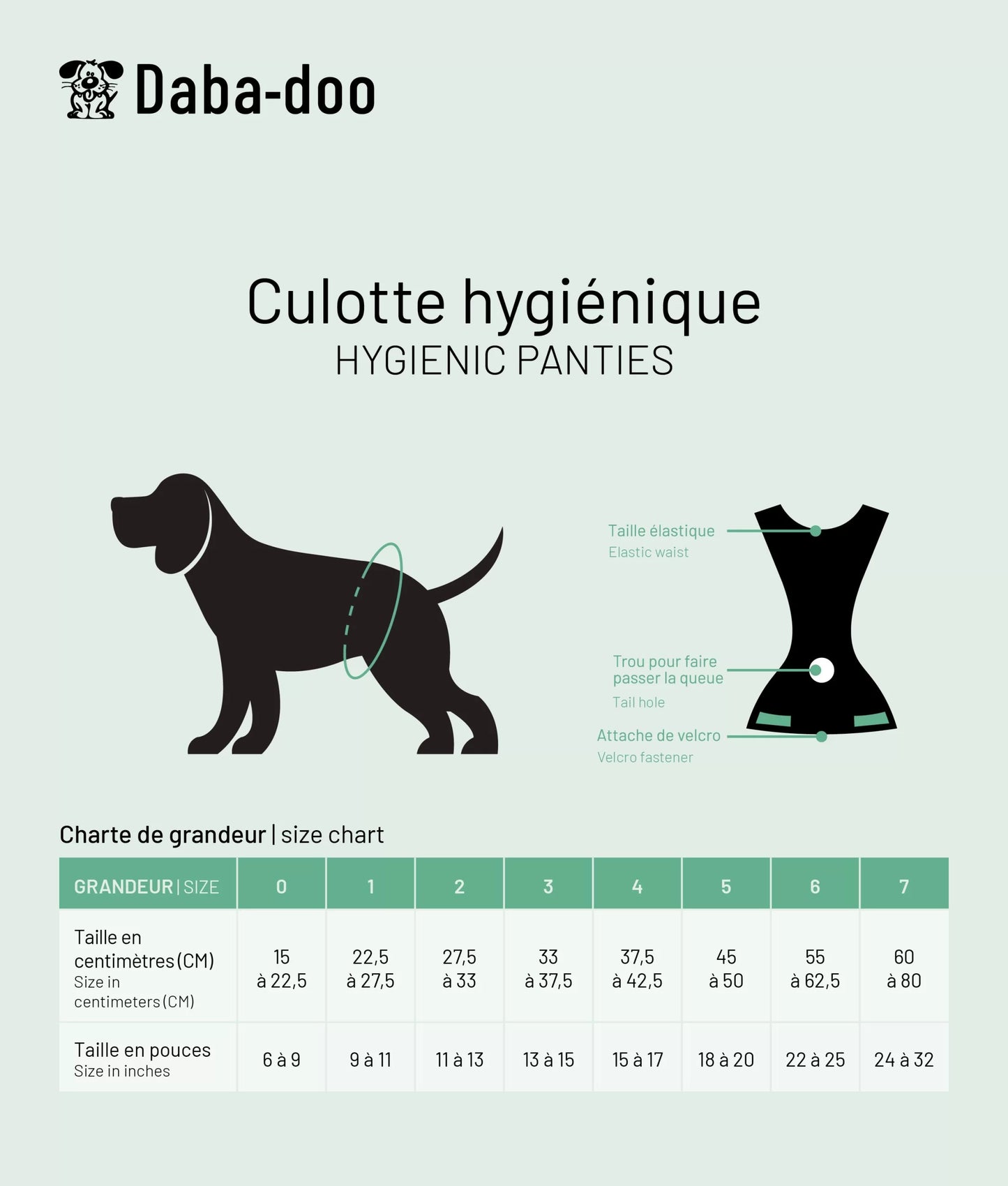 Dabadoo Culotte Hygiénique