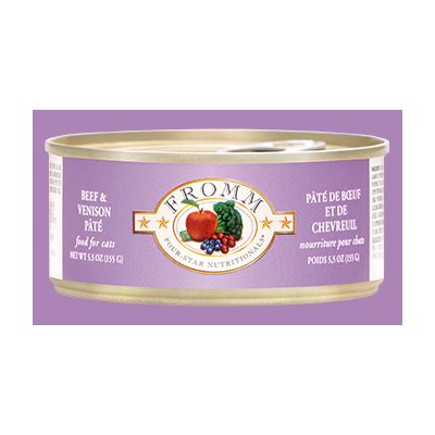 Fromm 4* Conserve Chat Pate Boeuf&Chevreuil 5.5Oz